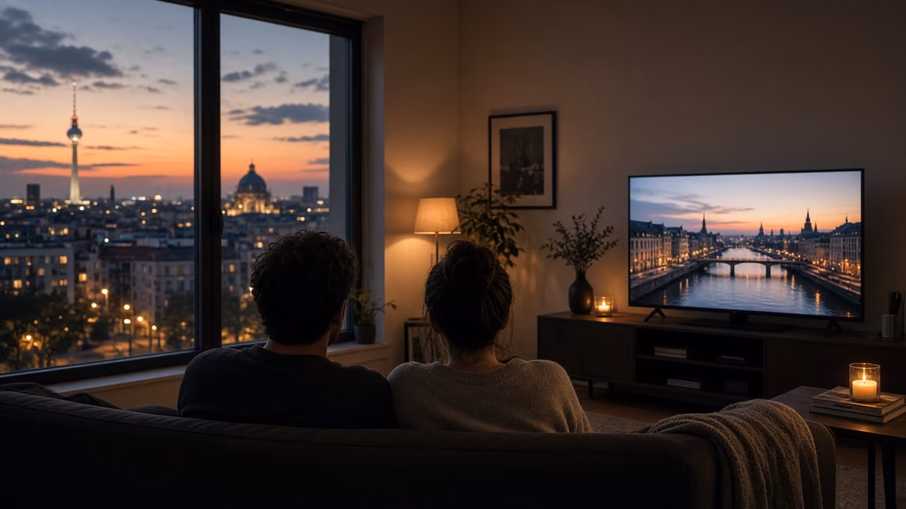 Überblick IPTV Ratgeber Deutschland mit Fernseher und Checkliste